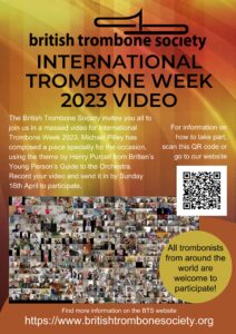 Poster from British Trombone Society ITW 2023 Video Project